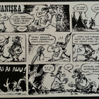 Punaniska-sarjakuvan originaali, käsikirjoitus Niko Nirvi - pikkukuva 2