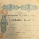 VANHA Asiakirja Leimapaperi VALTAVA Leimävero 96 mk 1883 - pikkukuva 2
