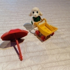 LEGO  FABULAND     3602 BIANCA LAMB AND STROLLER - pikkukuva 1