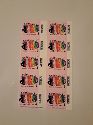 Postimerkkejä/ ikimerkkejä 10 kpl, postituoreita