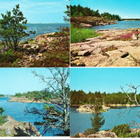 KALLIOLUODOT/ SAARISTOA/ VESIMAISEMA POSTIKORTTEJA, erilaisi - pikkukuva 1