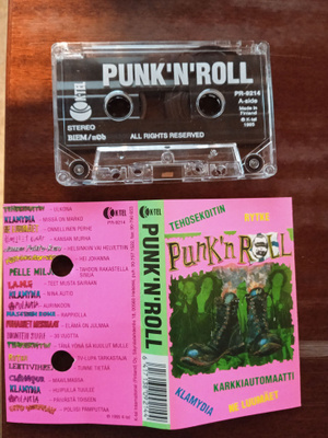 C- KASETTI: PUNK:N: ROLL  K-TEL PR- 9214 VUOSI 1995
