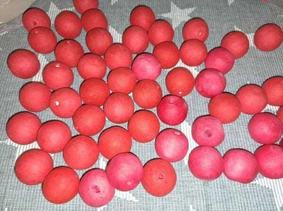 30mm punainen massapallo