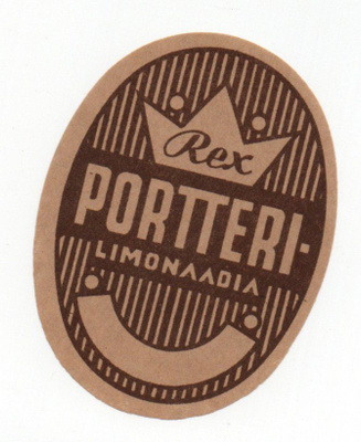 Rex PORTTERI-LIMONAADIA Etiketti.