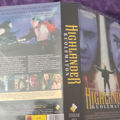 Highlander kuolematon vhs,sean connery