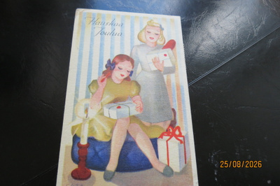 CARITA (FALIN) RODÉN 1947 KULKENUT KORTTI