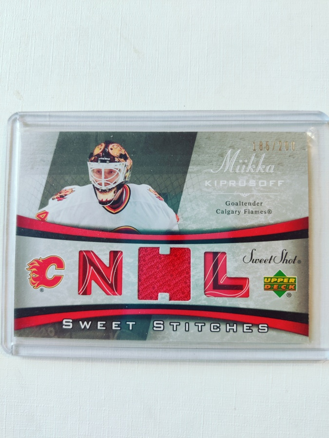 Miikka Kiprusoff - 06-07 UD Sweet Shot Sweet Stitches /200