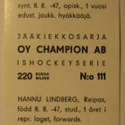 Hannu Lindberg Reipas Champion 1966 - pikkukuva 2