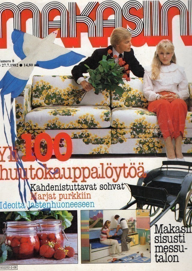 Makasiini n:o 8 1982 Yli 100 huutokauppalöytöä.  Eija ja Kaa