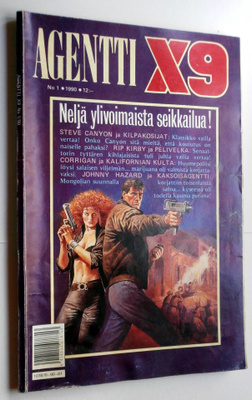 Agentti X9  1 / 1990 - Hyväkuntoinen