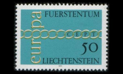 Liechtenstein 545 ** Europa (1971)