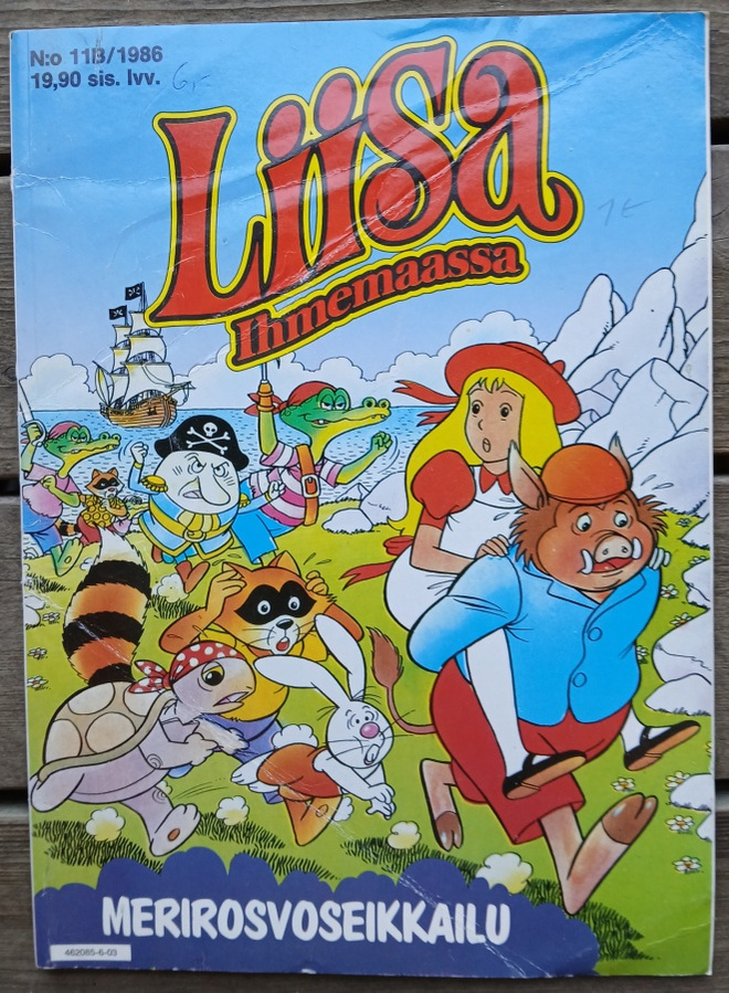 Liisa ihmemaassa albumi 11B/1986