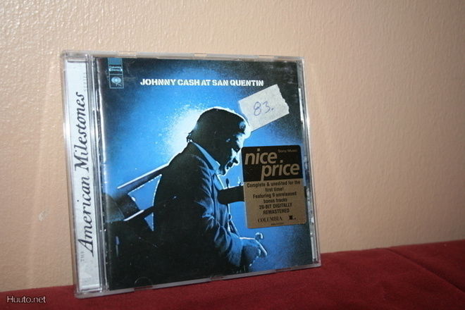 JOHNNY CASH  :  JOHNNY CASH AT SAN QUENTIN   -     CD