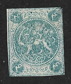 Persia - Vaakuna 1868-70 4Ch (Mic. 3) (*) i.l.
