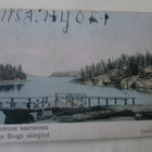Porvoo, saaristoa, Kuninkaan satama, väripk, 1900-l. alku,k. - pikkukuva 1