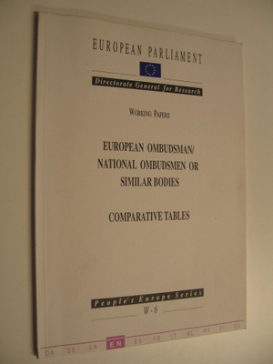 European Parliament : European Ombudsman / National Ombud...