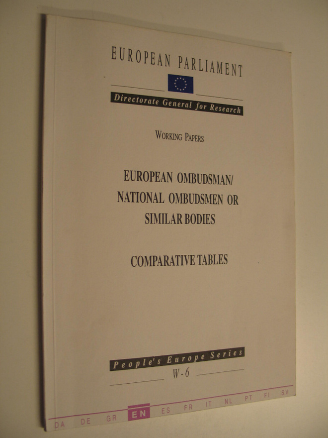 European Parliament : European Ombudsman / National Ombud...