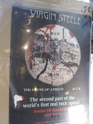 VIRGIN STEELE - HOUSE OF ATREUS PROMOJULISTE