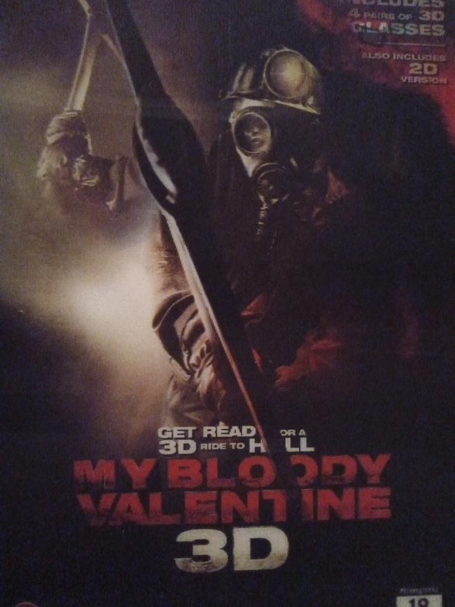 My bloody valentine 3D - hologrammikansi ja lasit
