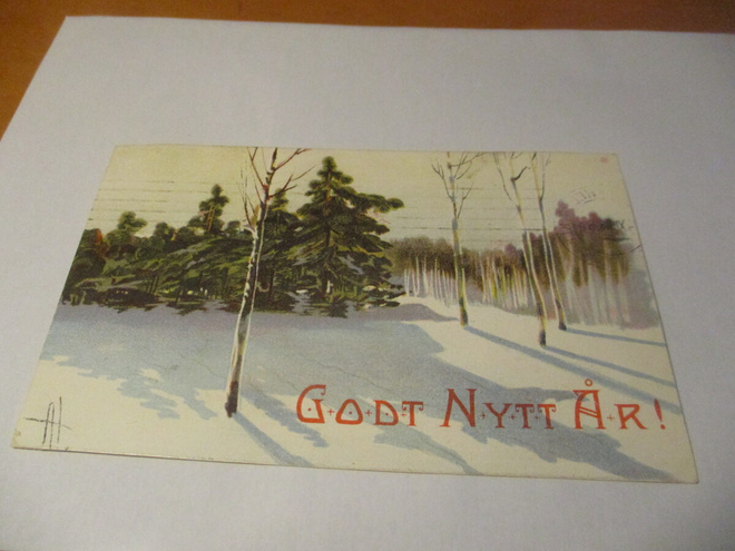 Heickell Godt Nytt År ! -1906 Lohjan Waanilaan