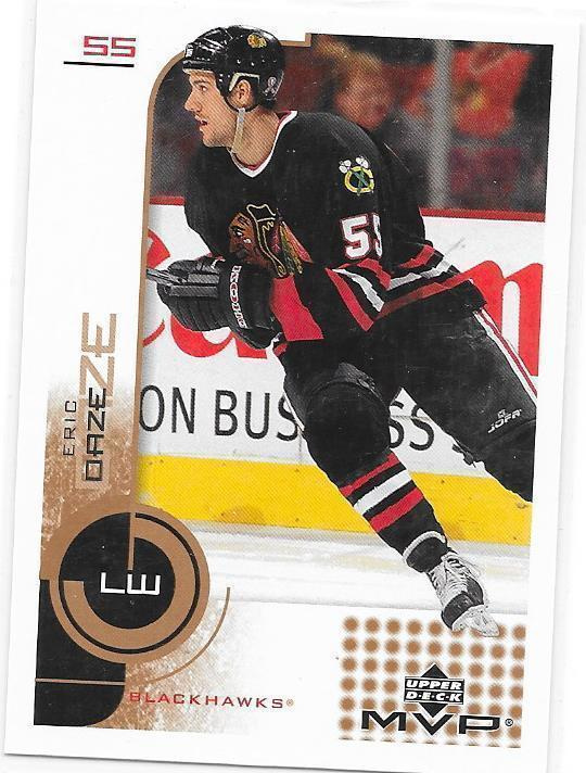 2002-03 Upper Deck MVP #43 Eric Daze Chicago Blackhawks