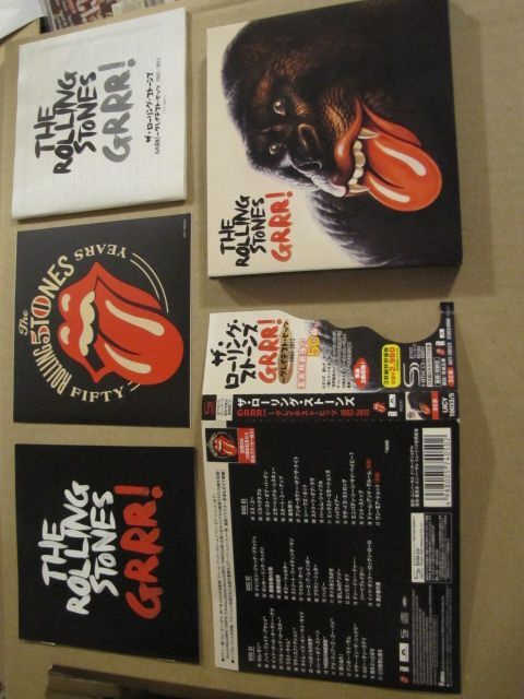 The Rolling Stones GRRR! 3x cd Japani 2012 obi tarra booklet