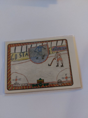 1999-00 Upper Deck MVP Draw Your Own Card #W5 Steve Yzerman