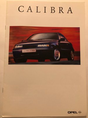 Myyntiesite - Opel Calibra - 7/1992