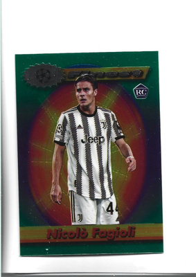 NICOLO FAGIOLI - RC- JUVENTUS - 2022 TOPPS FINEST # 14 FUTIS