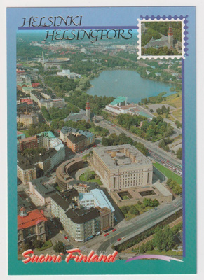 Helsinki: Eduskuntatalo - ilmakuva