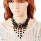 290 .. Retro Fashion Gothic Crystal Pitsi .. Kaulakoru - pikkukuva 1
