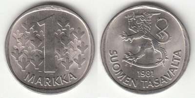 1 mk 1981 UNC