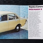 TOYOTA CORONA 1600 / 1900 esite 1971 - pikkukuva 2