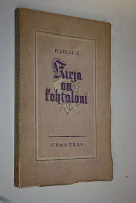 E. J. Ellilä : Kirja on kohtaloni