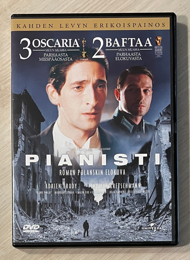 Roman Polanski: PIANISTI (2DVD) Adrien Brody