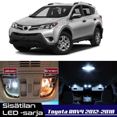 Toyota RAV4 (XA40) Sisätilan LED-sarja 8-osainen