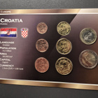 Kroatian eurokolikot 1 cent - 2 euro, 8kpl - pikkukuva 1