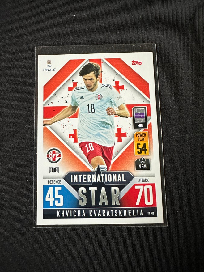 Topps Match Attax 101 Khvicha Kvaratskhelia