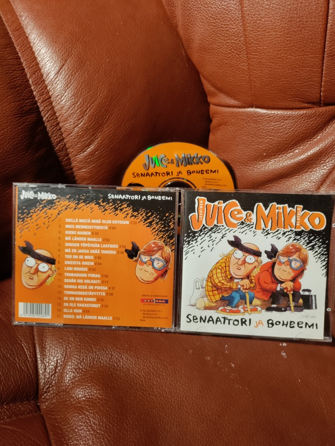 JUICE & MIKKO -senaattori ja boheemi CD .