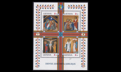 Liettua 744-7BL20 ** Kristinusko 2000v (2000)