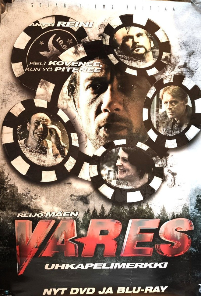 Vares - Uhkapelimerkki -elokuvajuliste