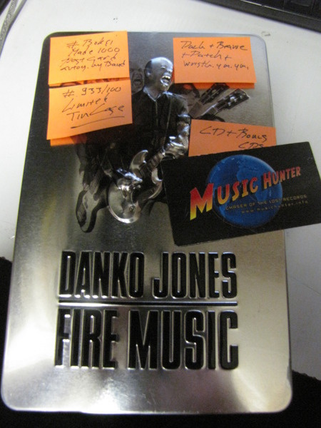 DANKO JONES-FIRE MUSIC CD+CDS METAL BOX SET UUSI