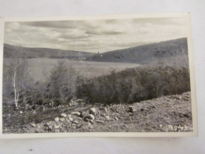 VANHA Postikortti Lappi Utsjoki 1957