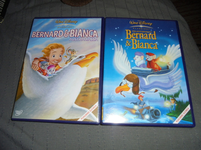 DVD Bernard ja Bianca x 2 kpl