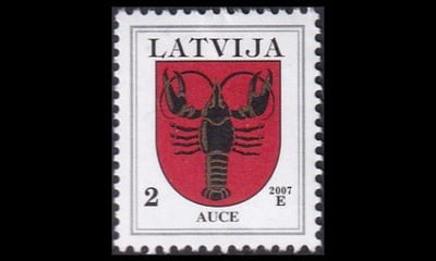 Latvia 421D_IX ** Käyttösarja Vaakuna 2 S -07 (1996)