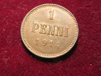 1 penni 1914