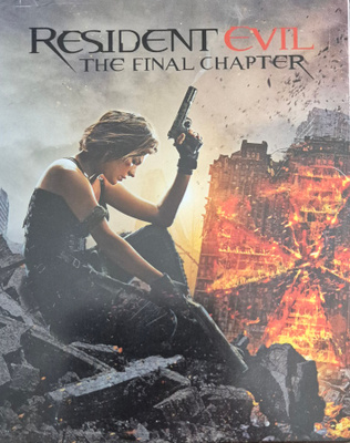 Resident Evil The Final Chapter -2Blu-Ray.steelbook