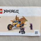 Lego 71768 Jayn kultainen lohikäärmemoottoripyörä - pikkukuva 1