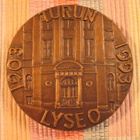 Turun Lyseo mitali 1903-1993 .Osmo Laine 1993. - pikkukuva 1