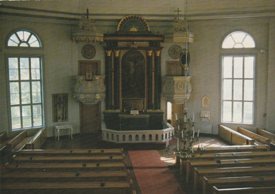 KIRKKOKORTTI - VIMPELIN KIRKKO - SISÄKUVA
